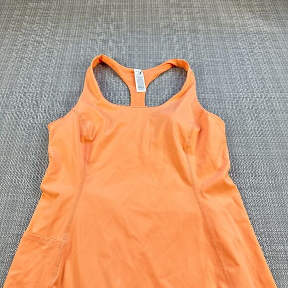 Sweaty Betty Dress Womens 12 Power Workout Inner Shorts Orange Removable Cups - Picture 4 of 13